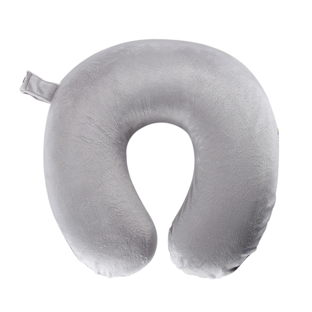 Almohada de viaje inteligente de terciopelo