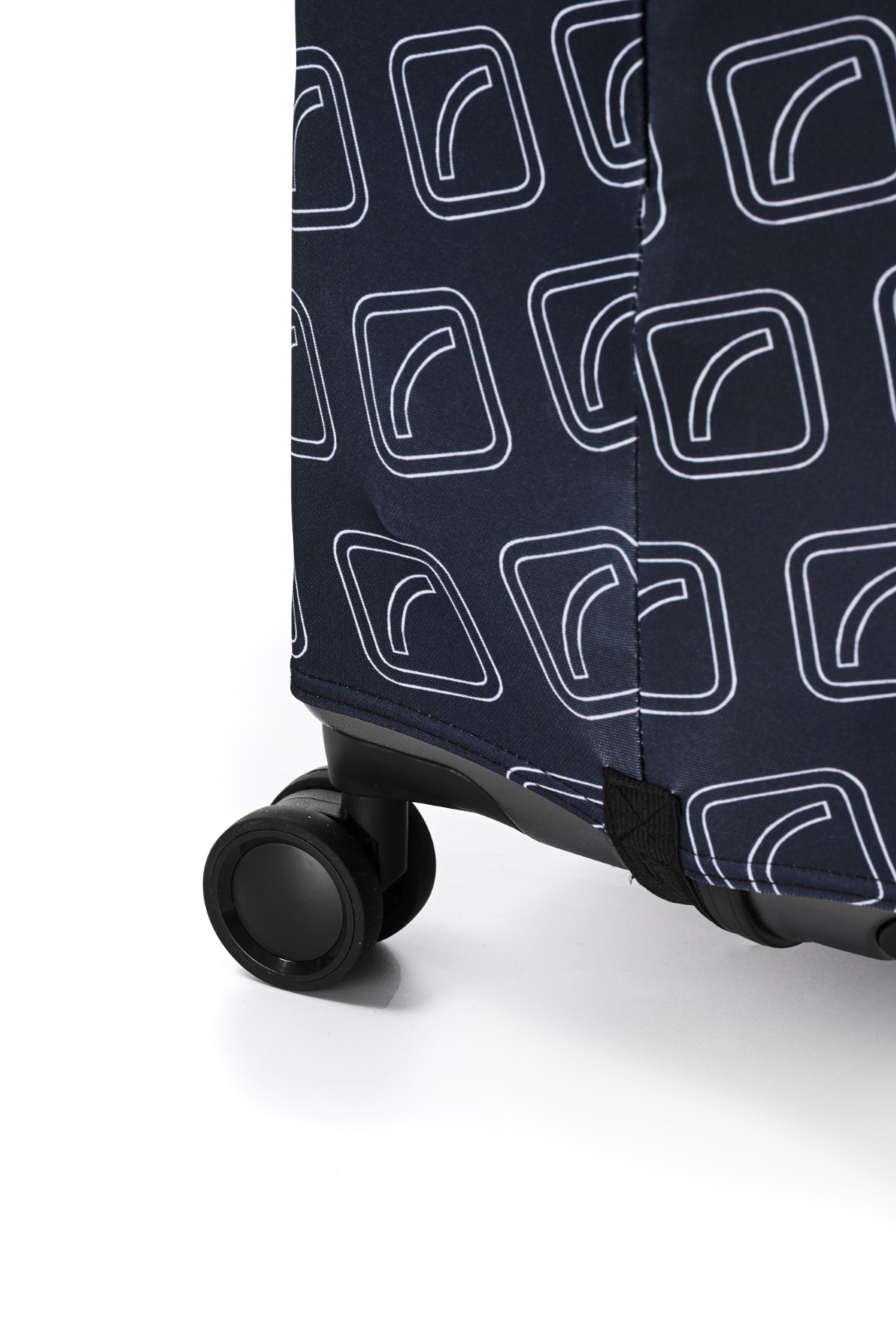 Cubre valija grande 28″ a 30″ azul con estampado amarillo 3 Cubre valija grande 28″ a 30″ azul con estampado amarillo - Imagen 3