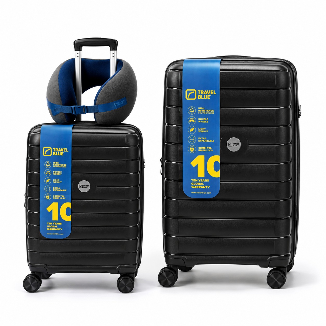 Set de Valijas 20″ + 24″ Everest Negra