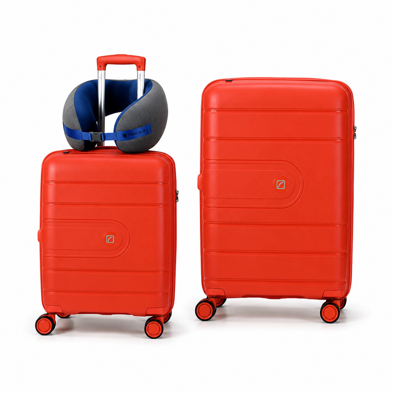 Set de Valijas 20″ + 24″ Luxe Wanderer Orange