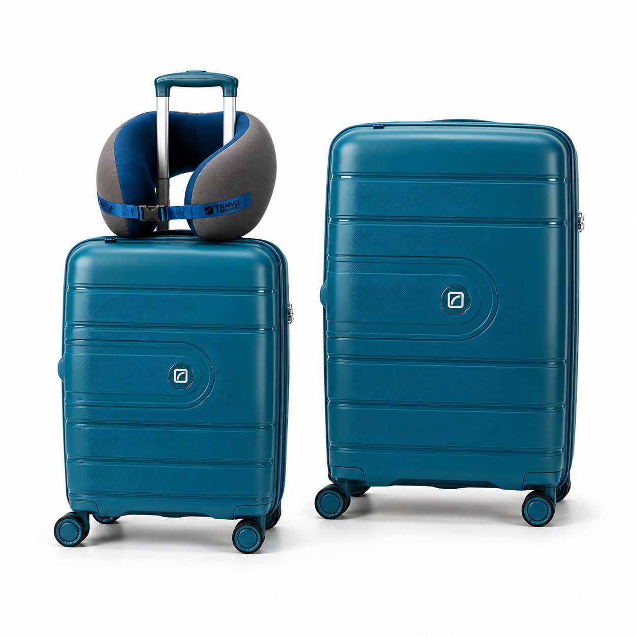 Set de Valijas 20″ + 24″ Wanderer European Blue