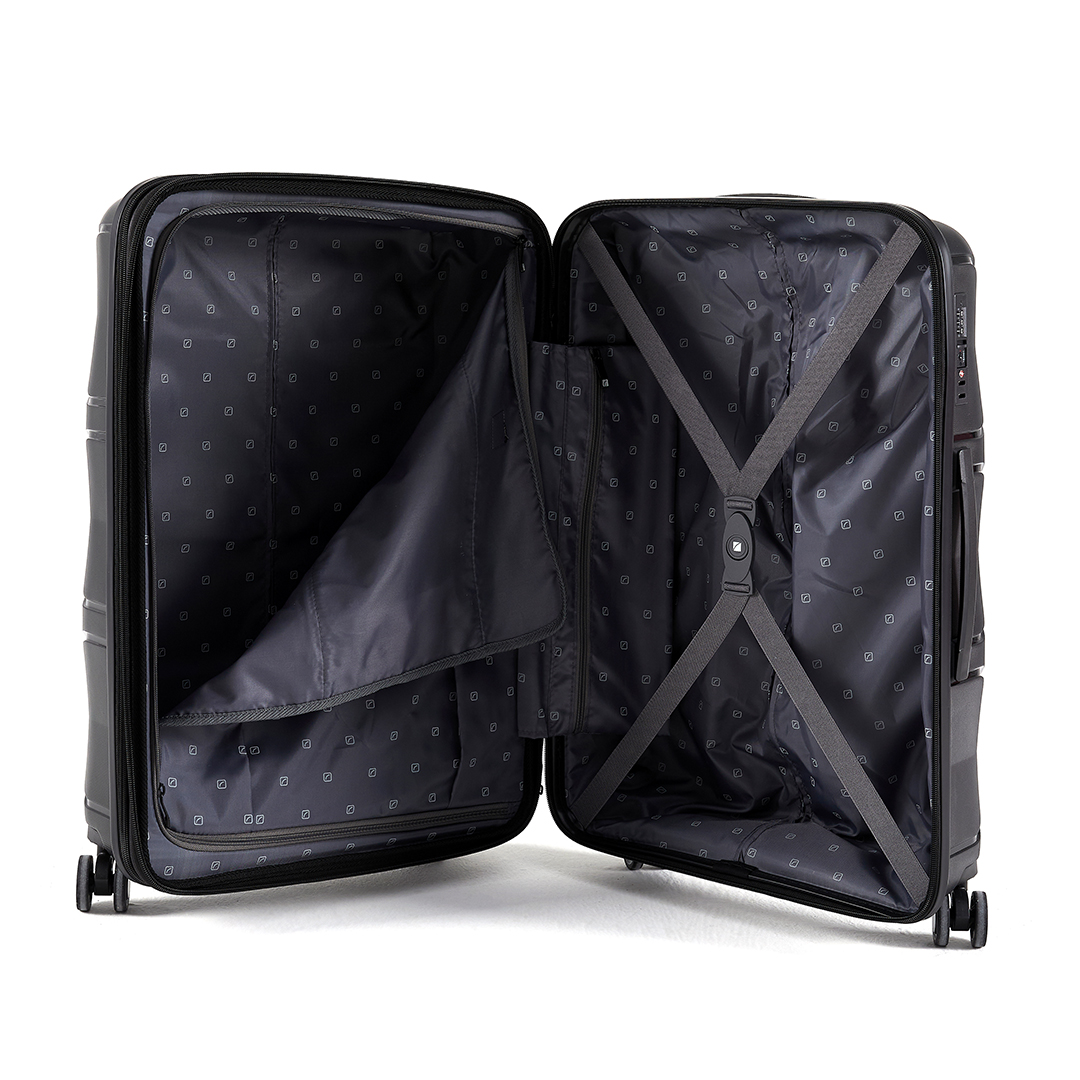 Set de Valijas 20″ + 24″ Nomad Negra 4 Set de Valijas 20″ + 24″ Nomad Negra - Imagen 4