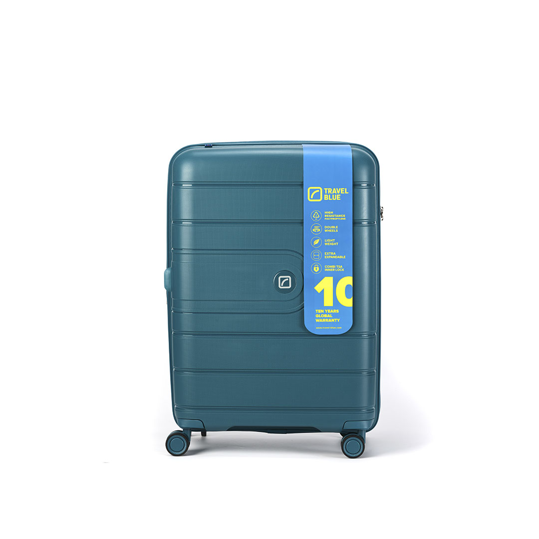 Valija Mediana 24″ Wanderer European Blue 2 Valija Mediana 24″ Wanderer European Blue - Imagen 2