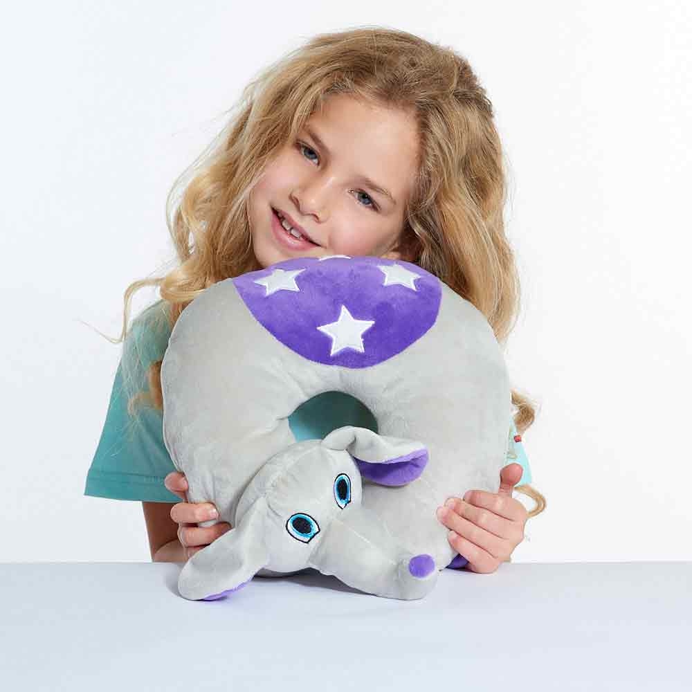 Almohada de viaje infantil Flappy el elefante 4 Almohada de viaje infantil Flappy el elefante - Imagen 4